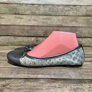 Tory Burch Silver Verbena Flats